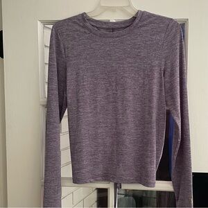 Jessica Simpson Purple Long Sleeve Fitted Tee excellent used condition
